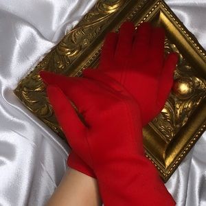 Red Nylon Hansen 7.5 women gloves